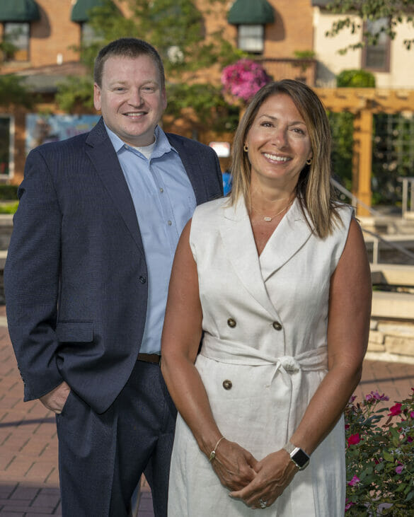 Portrait of Director David Meadows and Angela Zody